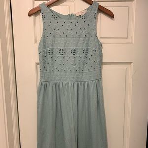 Loft Eyelet Dress. Size 2